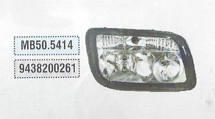 KOMPLE FAR ACTROS MP II SAG 943 820 0261 M.suz